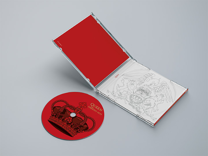 grafica interna custodia cd